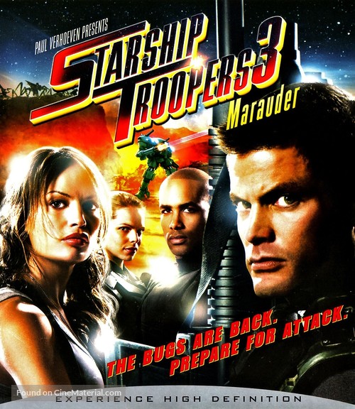 Starship Troopers 3: Marauder - Blu-Ray movie cover