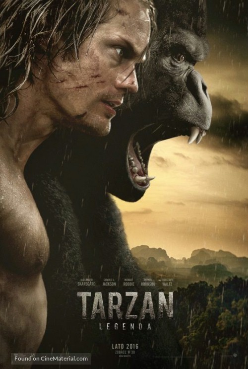 The Legend of Tarzan - Polish Movie Poster