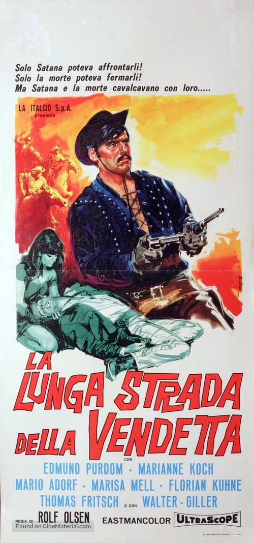 Der letzte Ritt nach Santa Cruz - Italian Movie Poster