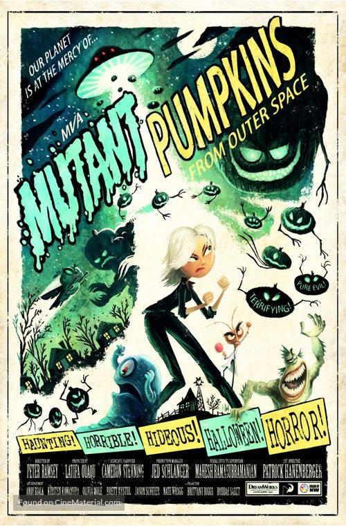 Monsters vs Aliens: Mutant Pumpkins from Outer Space - Movie Poster