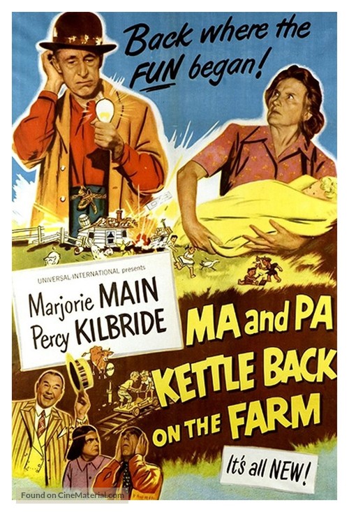 Ma and Pa Kettle Back on the Farm - Movie Poster