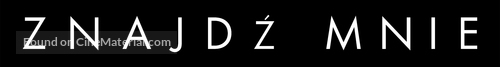 Come and Find Me - Polish Logo