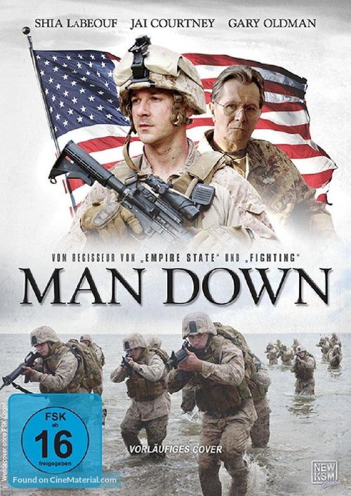Man Down - German DVD movie cover