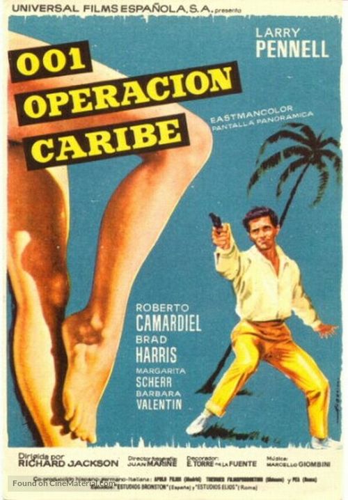 A 001, operazione Giamaica - Spanish Movie Poster