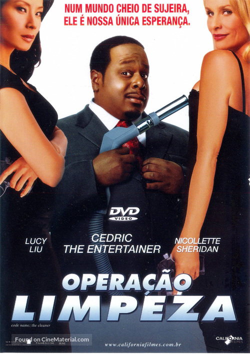 Code Name: The Cleaner - Brazilian DVD movie cover