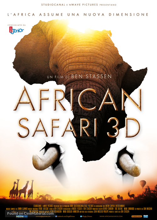 African Safari - Italian Movie Poster