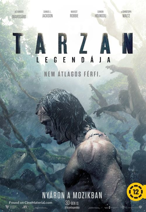 The Legend of Tarzan - Hungarian Movie Poster