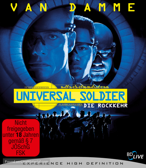 Universal Soldier: The Return - German Movie Cover