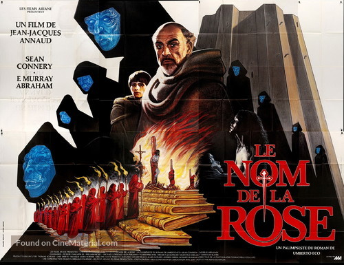 The Name of the Rose - French Movie Poster
