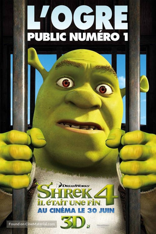 Shrek Forever After - French Movie Poster