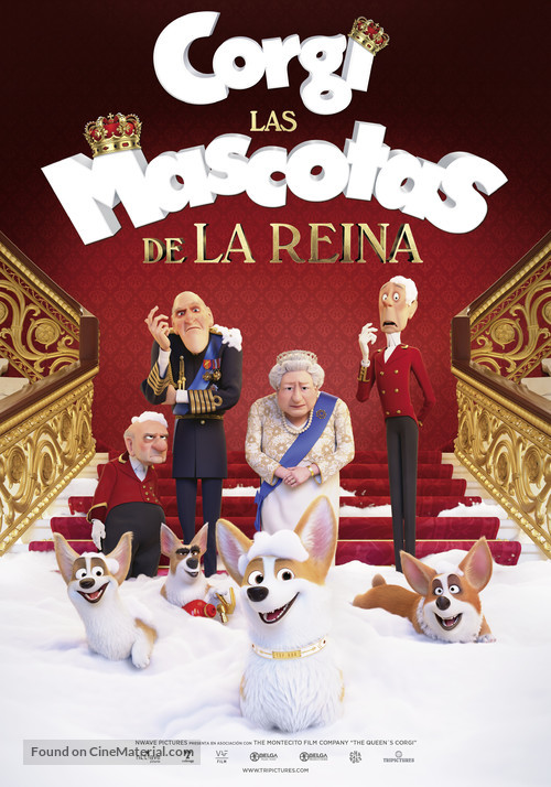 The Queen&#039;s Corgi - Spanish Movie Poster