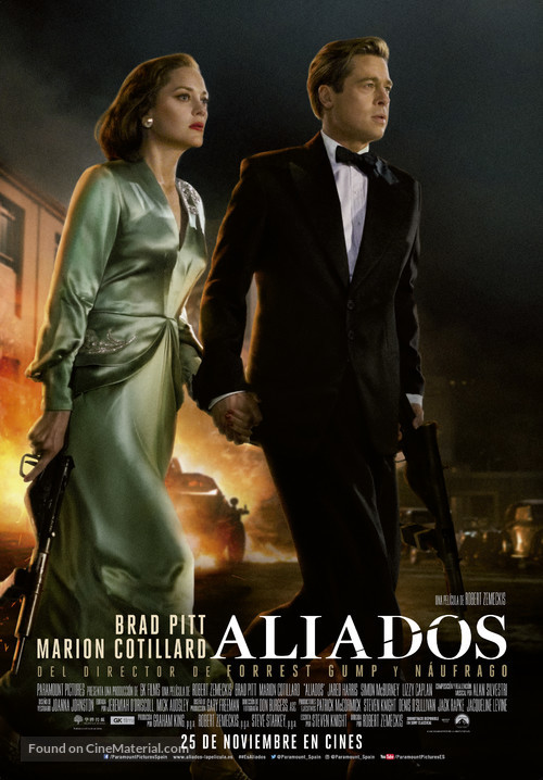 Allied - Spanish Movie Poster