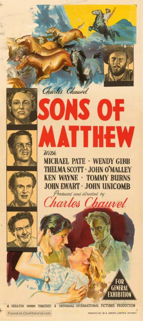 Sons of Matthew - Australian Movie Poster