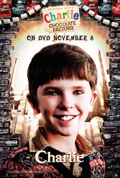 Charlie and the Chocolate Factory - Video release movie poster