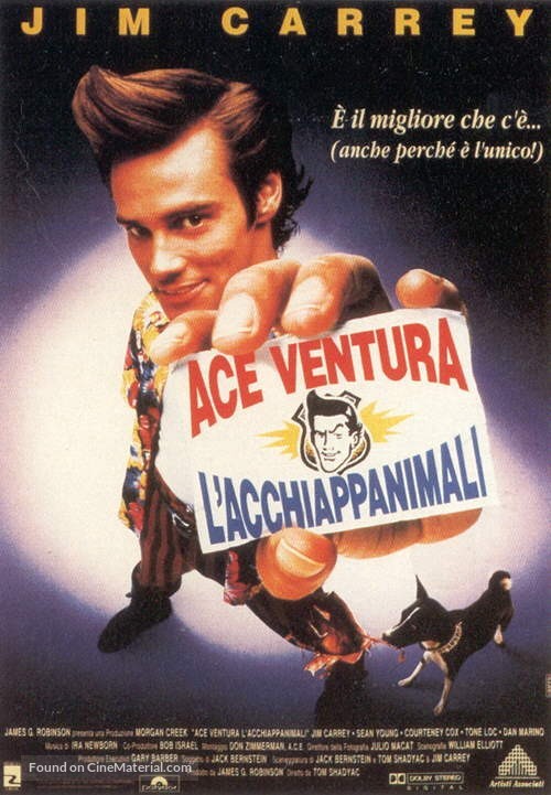 Ace Ventura: Pet Detective - Italian Movie Poster