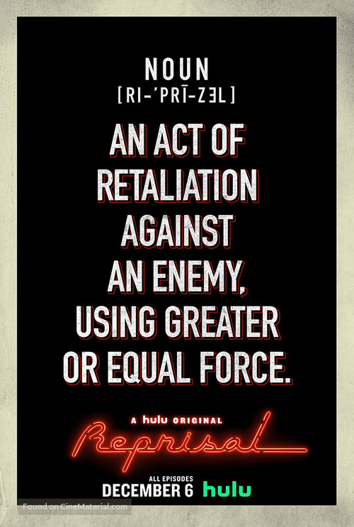 &quot;Reprisal&quot; - Movie Poster