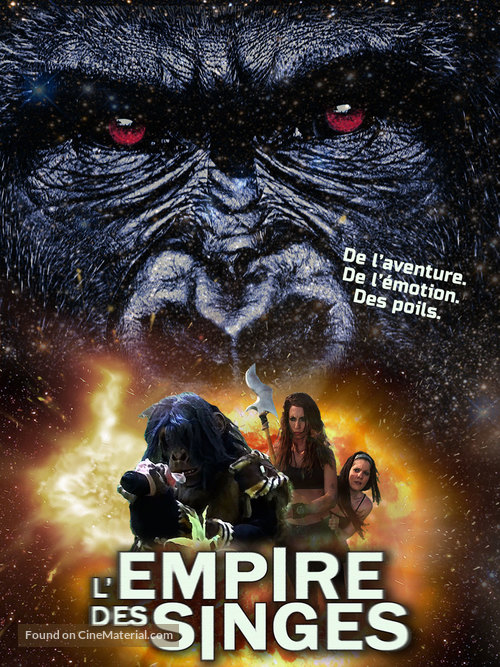 Empire of the Apes - French DVD movie cover