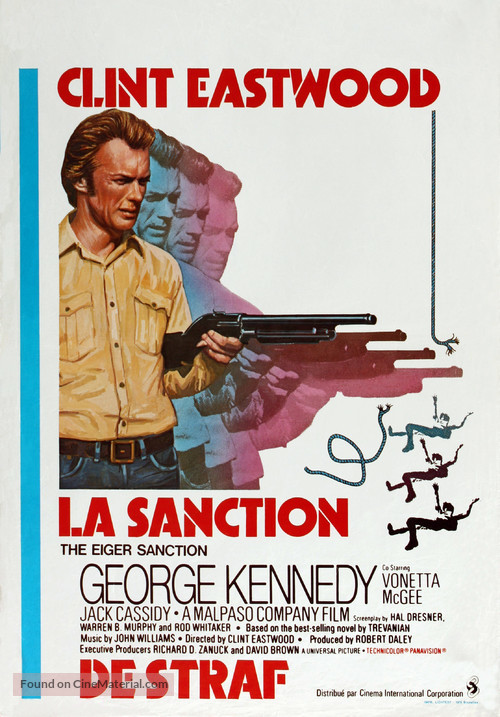 The Eiger Sanction - Belgian Movie Poster
