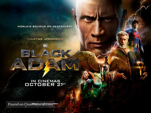 Black Adam - British Movie Poster