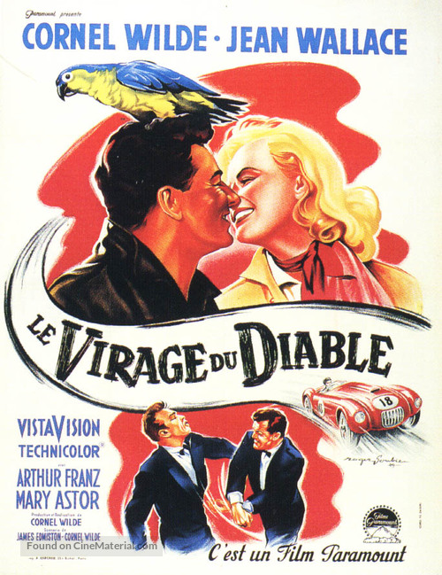 The Devil&#039;s Hairpin - French Movie Poster
