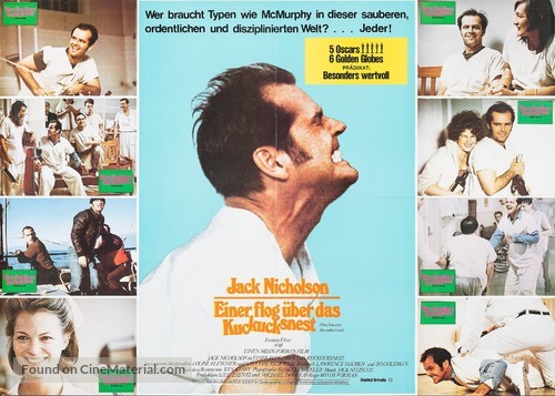 One Flew Over the Cuckoo&#039;s Nest - German Movie Poster