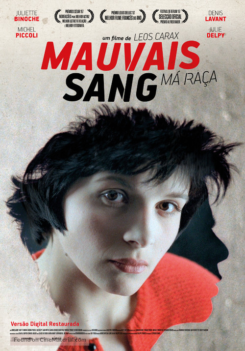 Mauvais sang - Portuguese Movie Poster