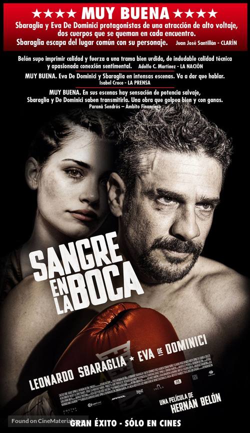 Sangre en la boca - Argentinian Movie Poster