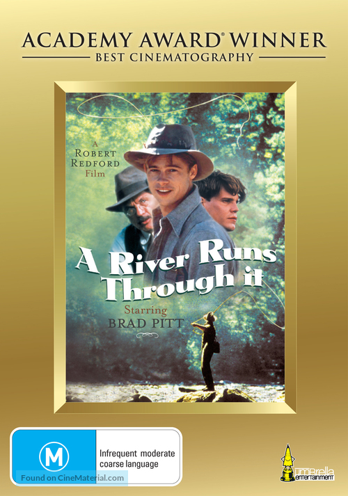 A River Runs Through It - Australian DVD movie cover