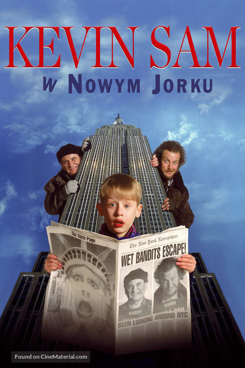 Home Alone 2: Lost in New York - Polish Movie Cover