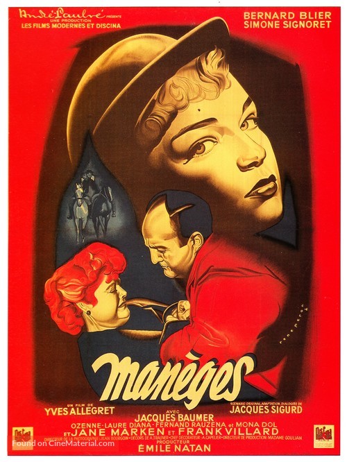Man&egrave;ges - French Movie Poster