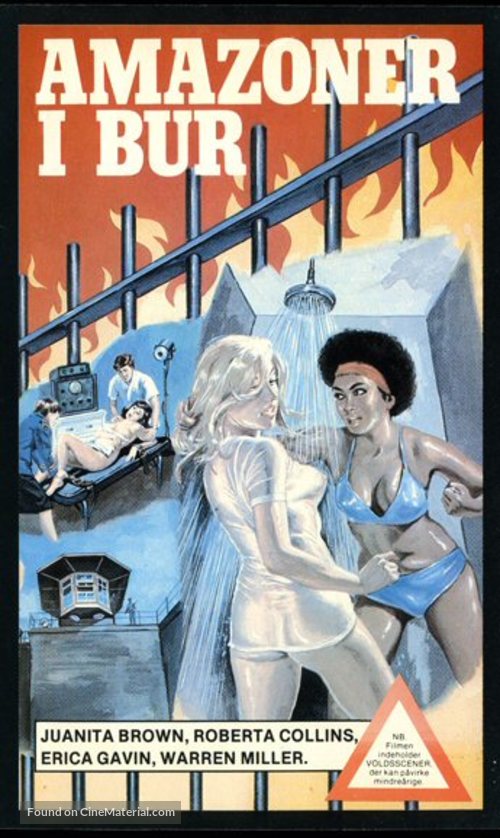 Caged Heat - Danish VHS movie cover