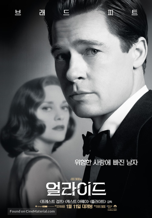 Allied - South Korean Movie Poster