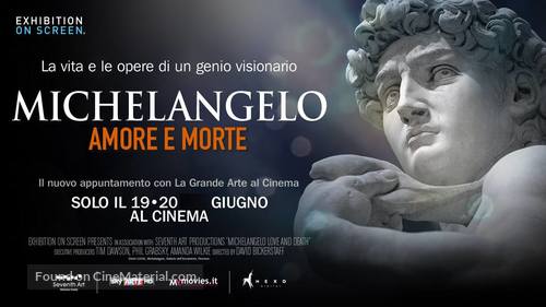 Michelangelo: Love and Death - Italian Movie Poster