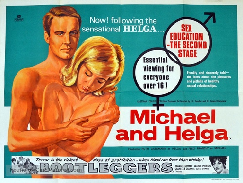 Helga und Michael - British Movie Poster