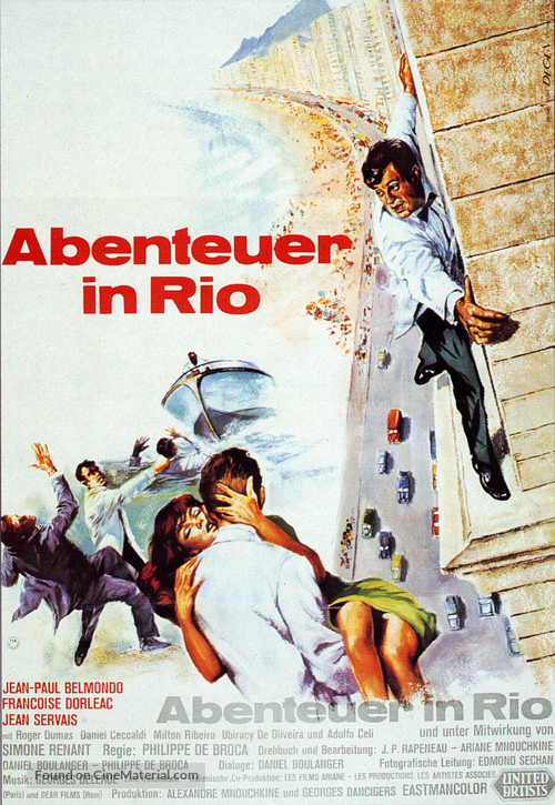 L&#039;homme de Rio - German Movie Poster