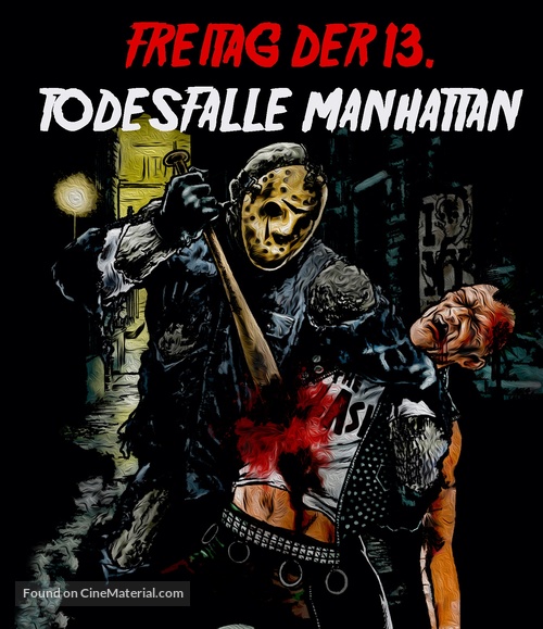 Friday the 13th Part VIII: Jason Takes Manhattan - German poster