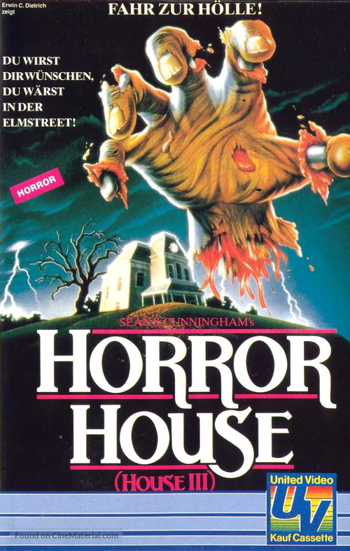 The Horror Show - German VHS movie cover