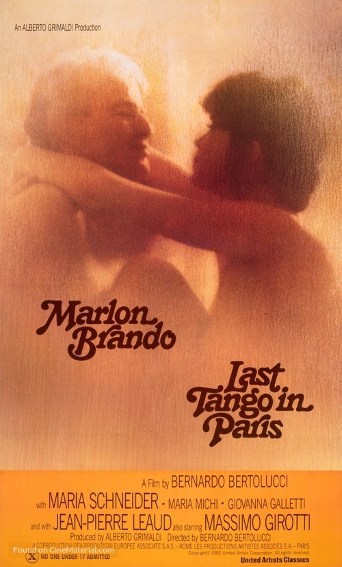 Ultimo tango a Parigi - Movie Poster