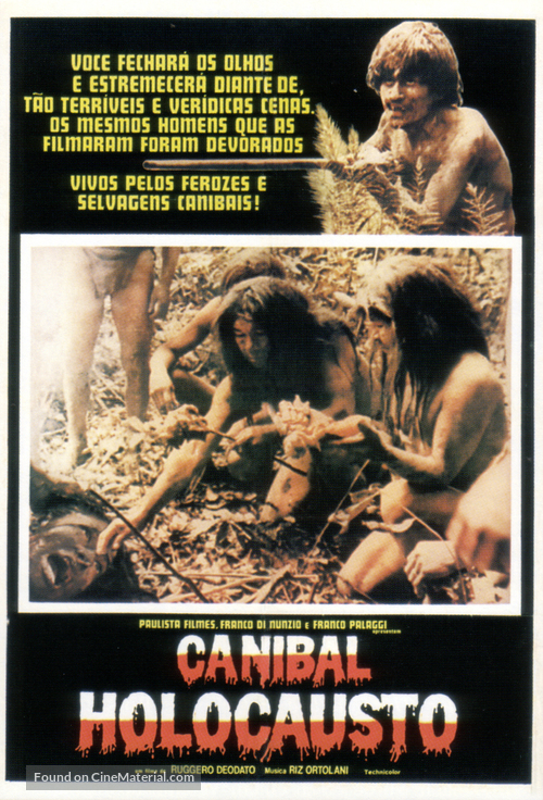 Cannibal Holocaust - Brazilian Movie Poster