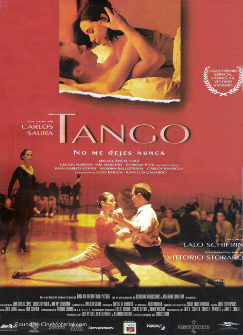Tango, no me dejes nunca - Spanish Movie Poster