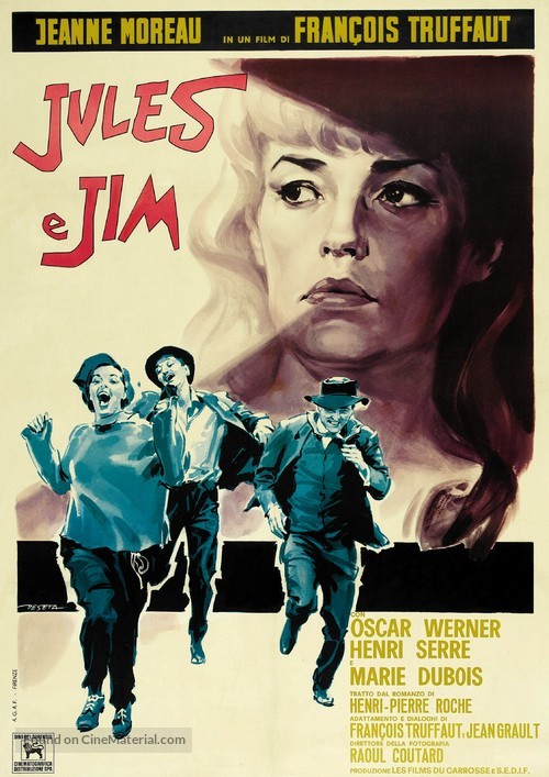 Jules Et Jim - Italian Movie Poster