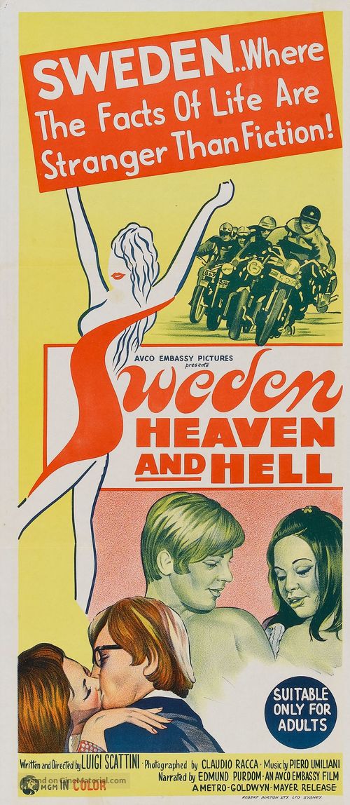 Svezia, inferno e paradiso - Australian Movie Poster