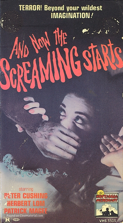 And Now the Screaming Starts! - VHS movie cover