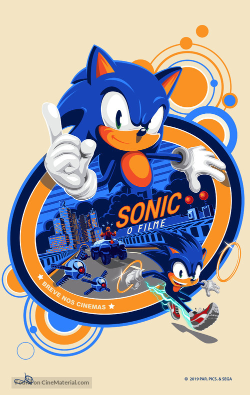 Sonic the Hedgehog - Brazilian Movie Poster