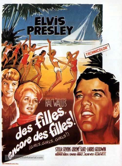 Girls! Girls! Girls! - French Movie Poster