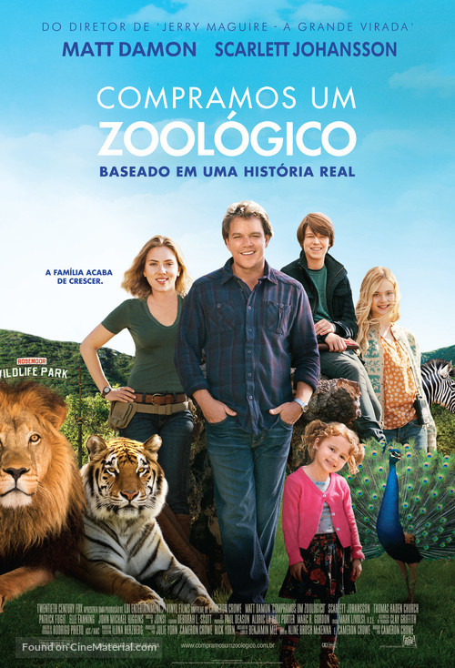 We Bought a Zoo - Brazilian Movie Poster
