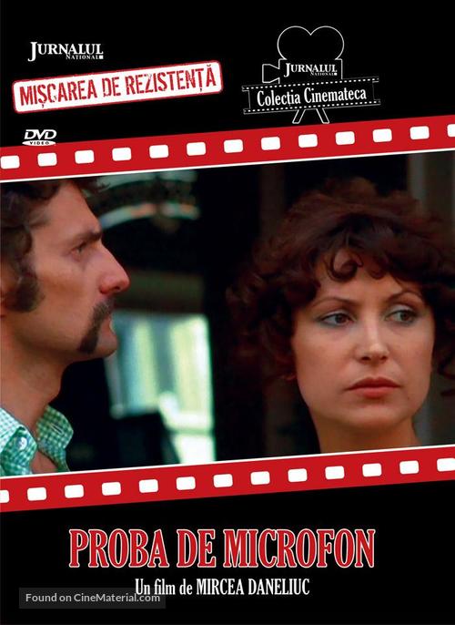 Proba de microfon - Romanian Movie Poster