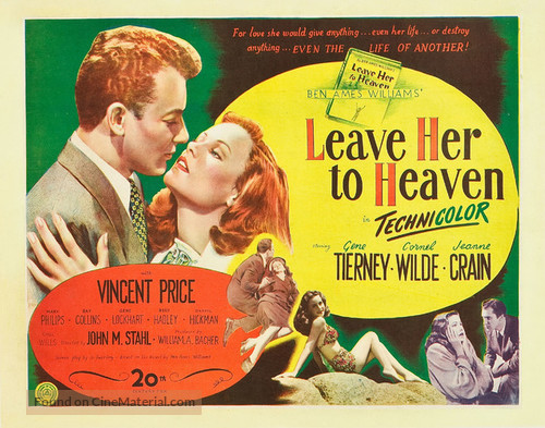Leave Her to Heaven - British Movie Poster