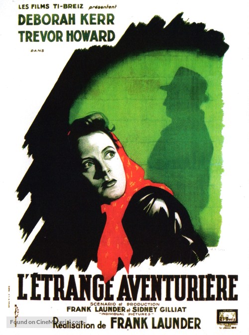 I See a Dark Stranger - French Movie Poster