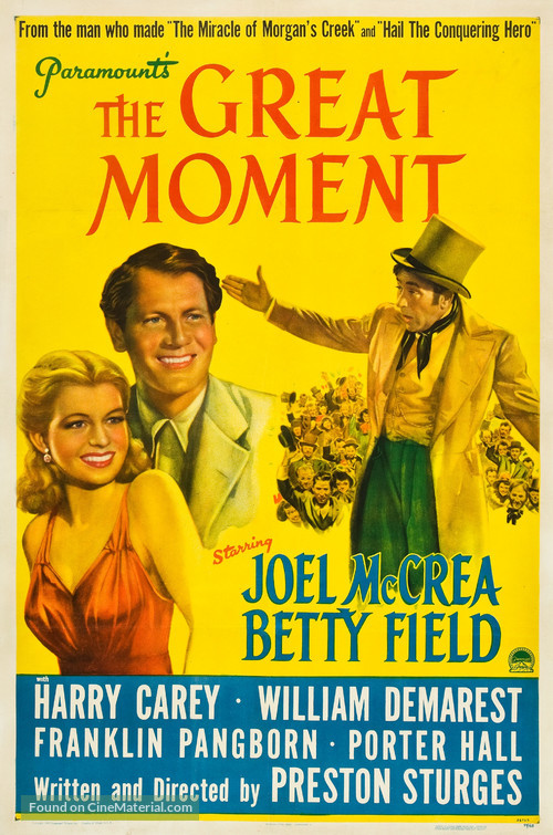 The Great Moment - Movie Poster